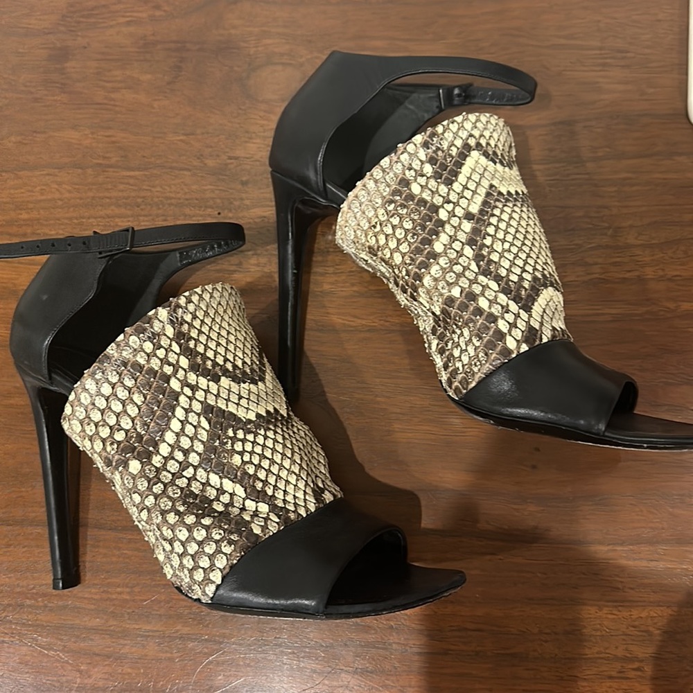 Balenciaga Snakeskin Heels 39.5 - Picture 3 of 5